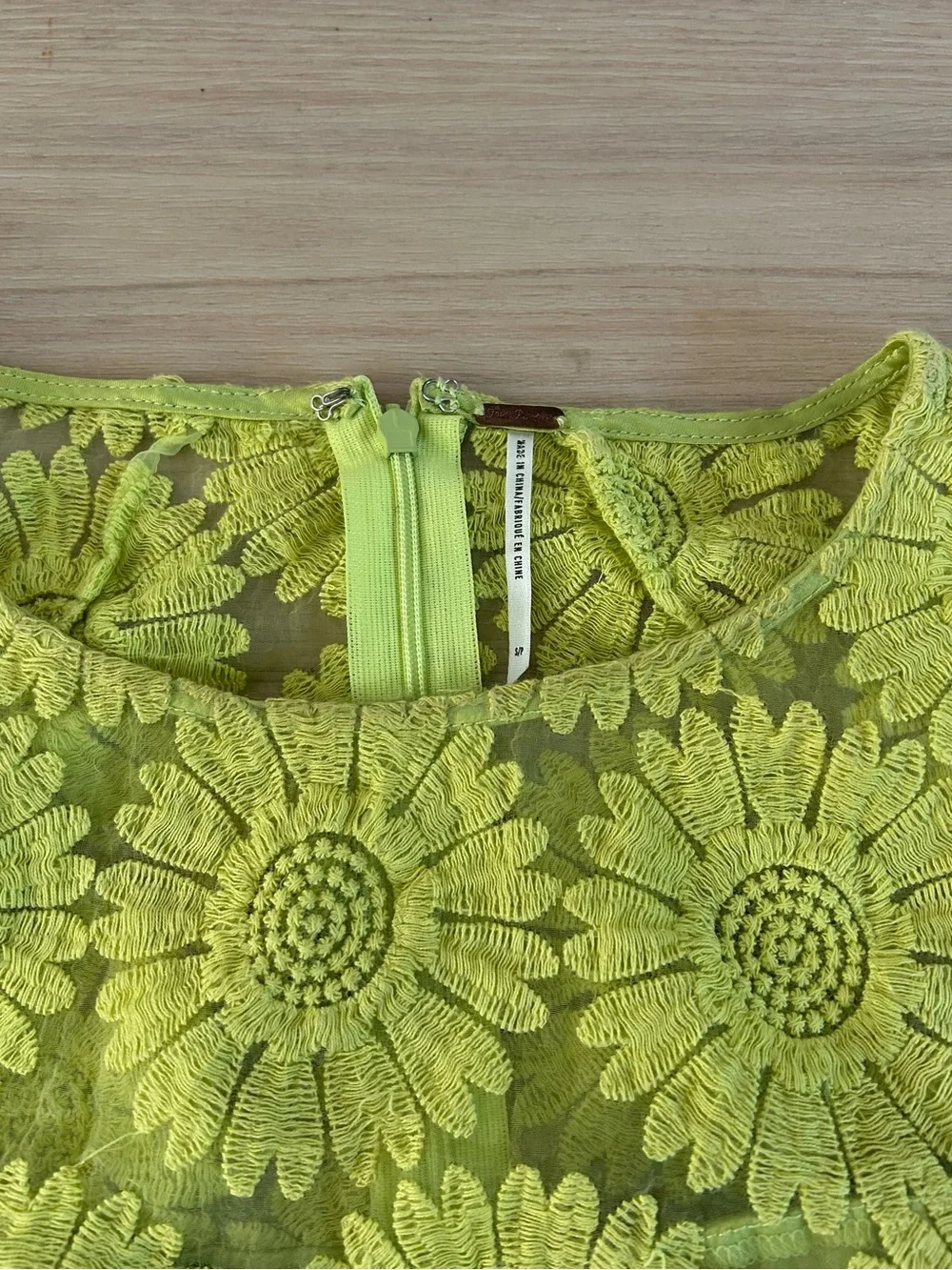 Free People Neon Daisy Mini Dress